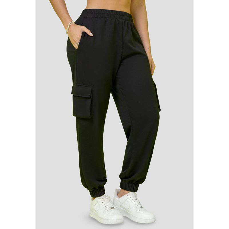 Jogger Mujer Negro Mp 108116
