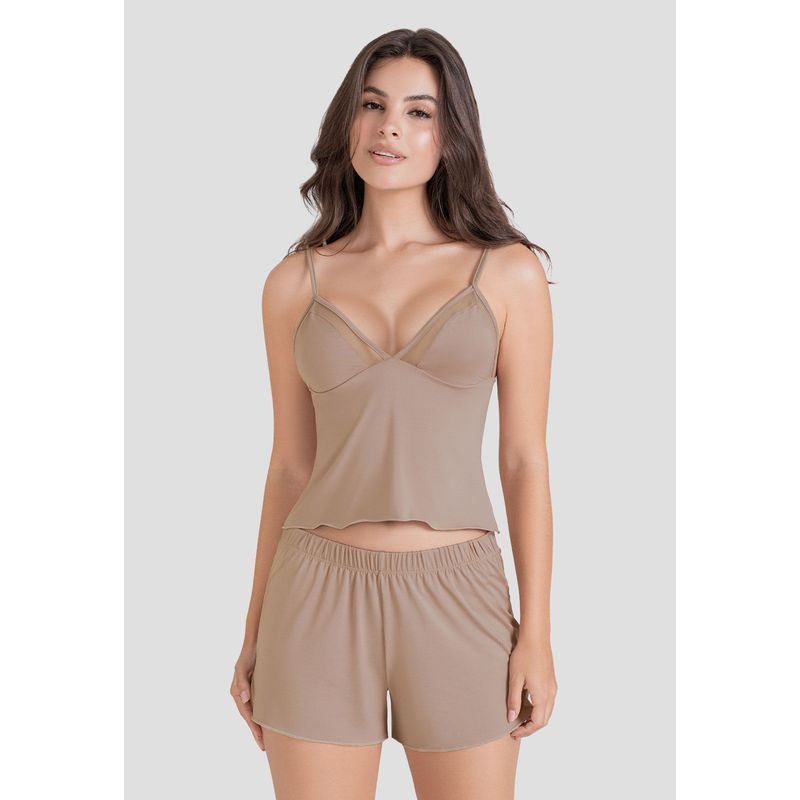 Pijama Mujer Gris Fi 104303