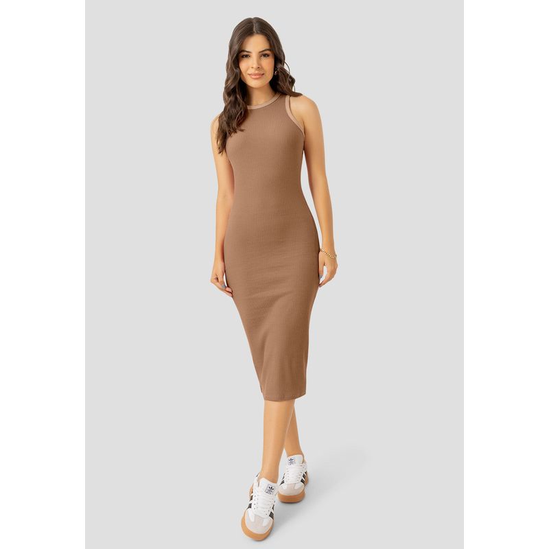 Vestido Mujer Chocolate Mp 107540