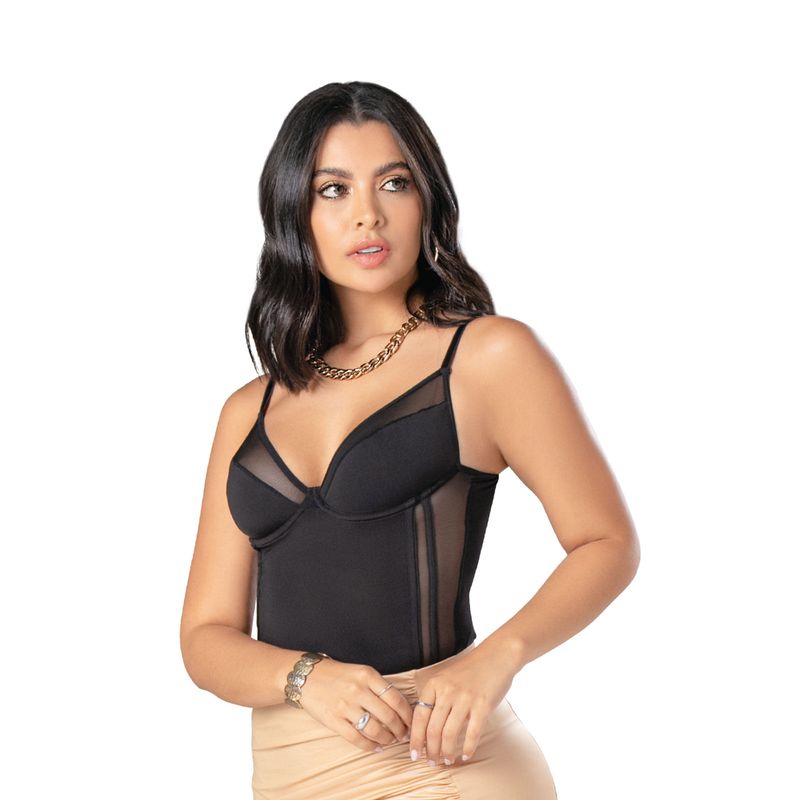 Body Mujer Negro Fi 2651