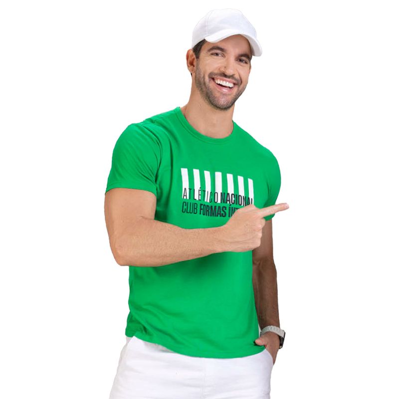 Camiseta Hombre Verde Mp 4439