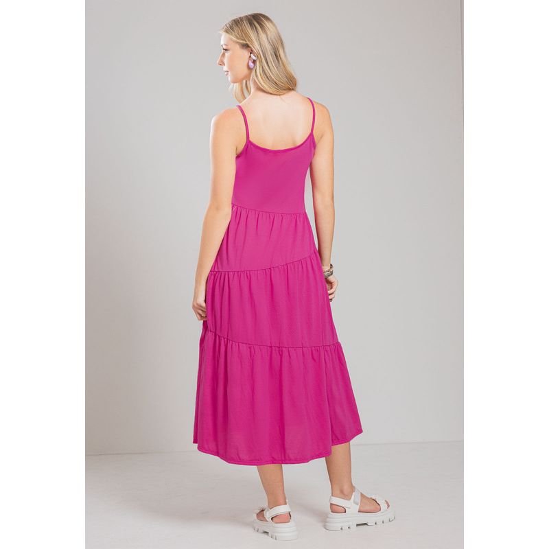 Vestido Largo Mujer Fucsia Rutta 102903