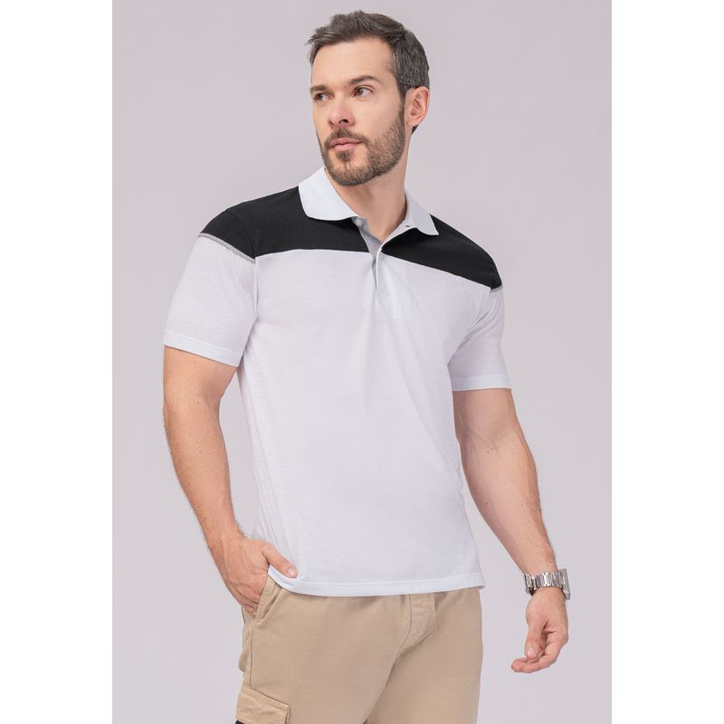 Polo Hombre Blanco Mp 86806