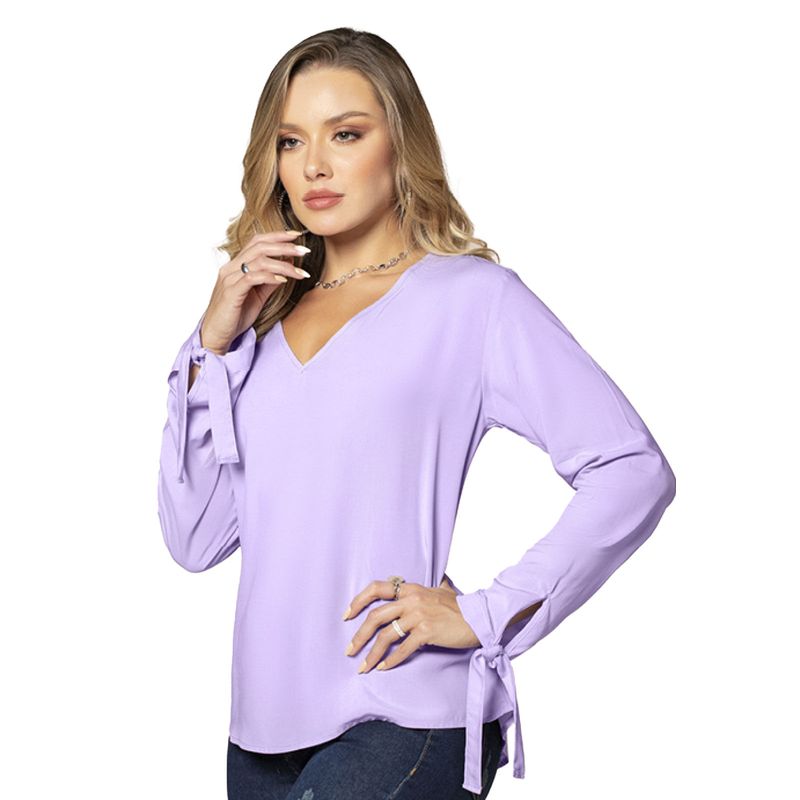 Blusa Mujer Lila Mp 6601