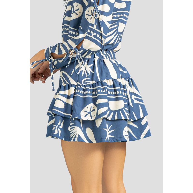 Falda Corta Mujer Estampado Rutta 107965