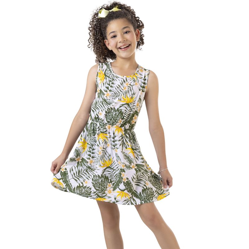 Vestido Infantil Femenino Multicolor Mp 4102
