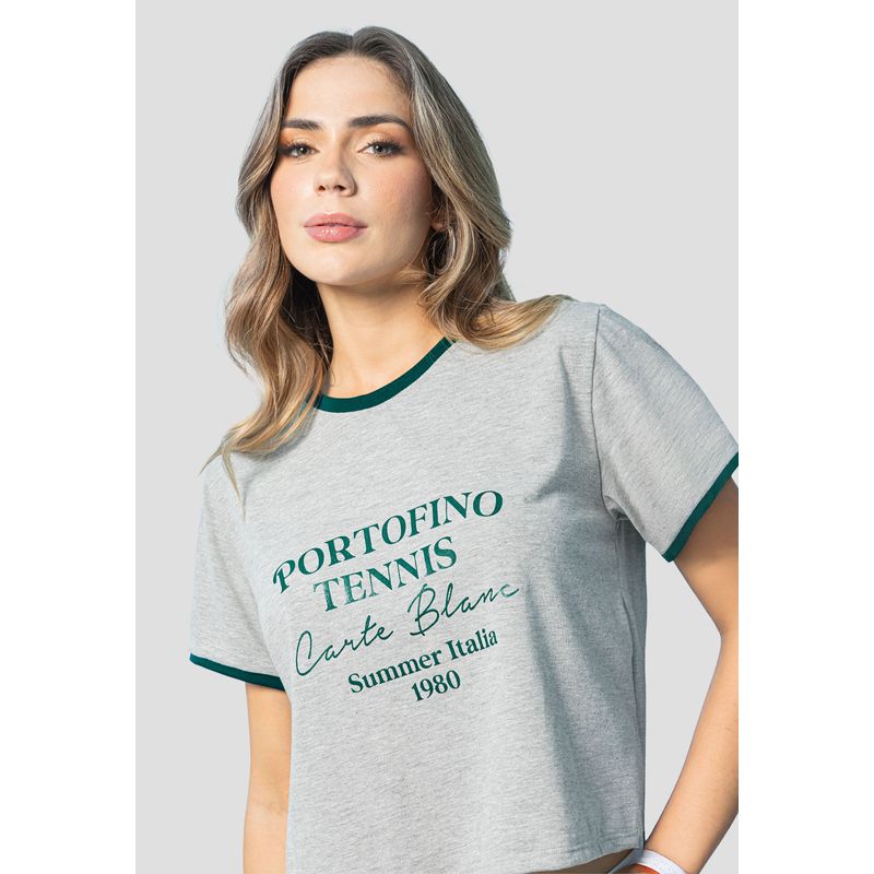 Camiseta Mujer Gris Jaspe Rutta 107359