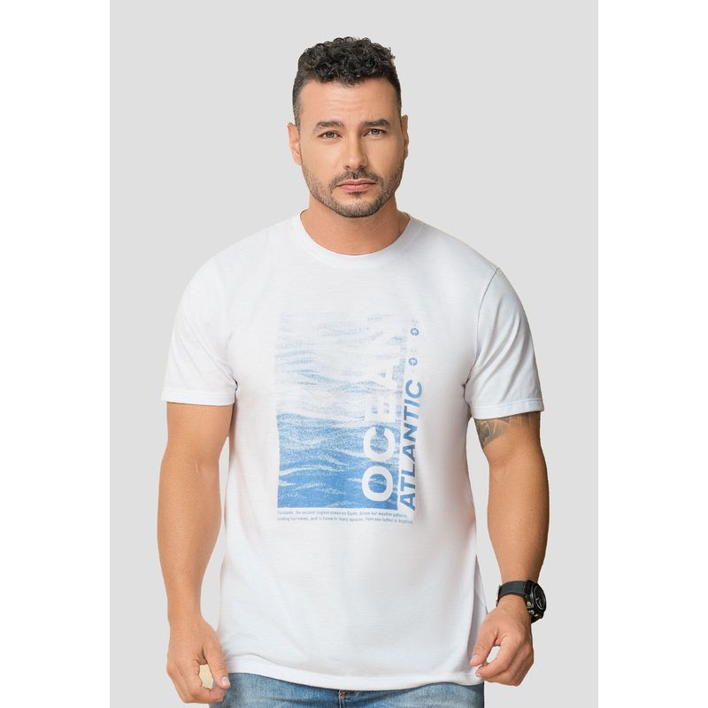 Camiseta Hombre Blanco Mp 107941