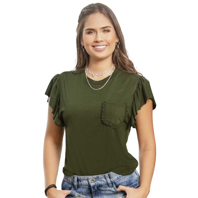 Camiseta Mujer Verde Atypical 90628