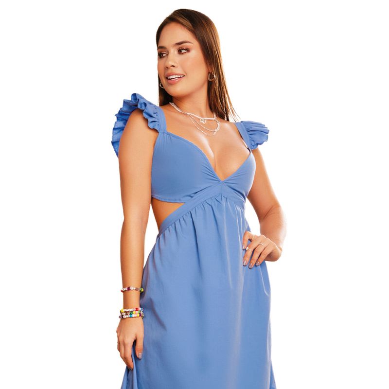 Vestido Mujer Azul Atypical 16746