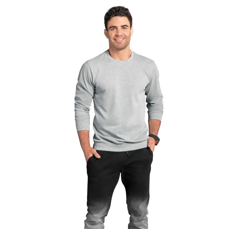Buzo Hombre Gris Jaspe Mp 86579