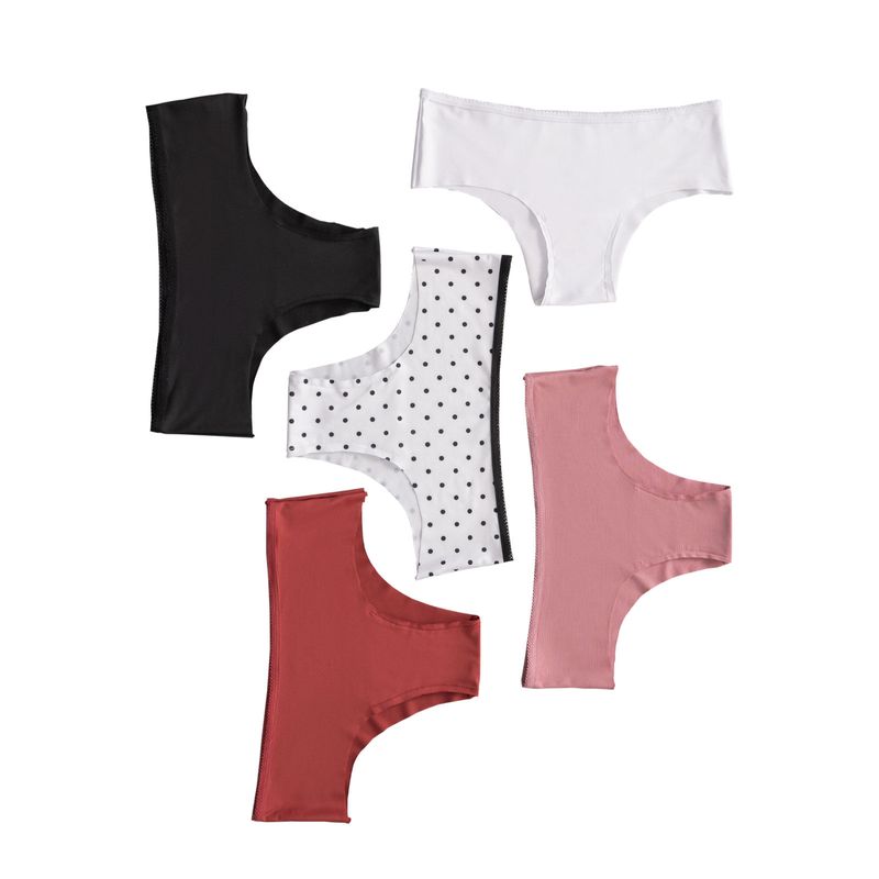 Cachetero Paq X5 Mujer Multicolor 78436