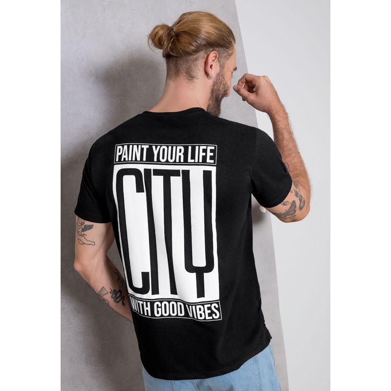 Camiseta Hombre Negro Rutta 103709