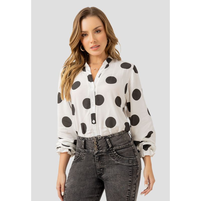Camisa Mujer Estampado Mp 107973