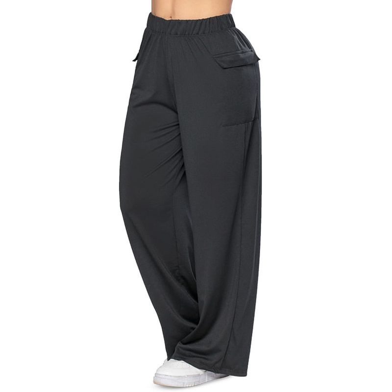 Pantalón Sudadera Mujer Negro FI 7338