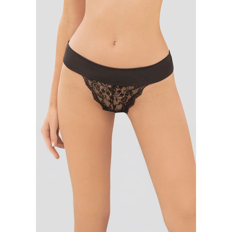Tanga Mujer Negro Fi 79542