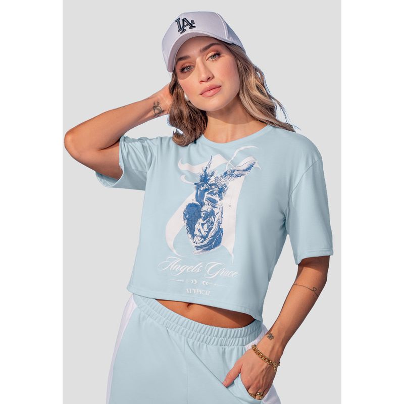 Camiseta Mujer Azul Baby Mp 107857