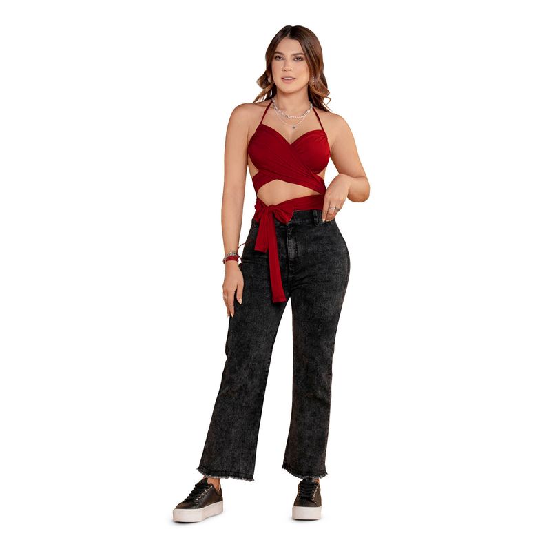 Jean Mujer Negro Atypical 89125
