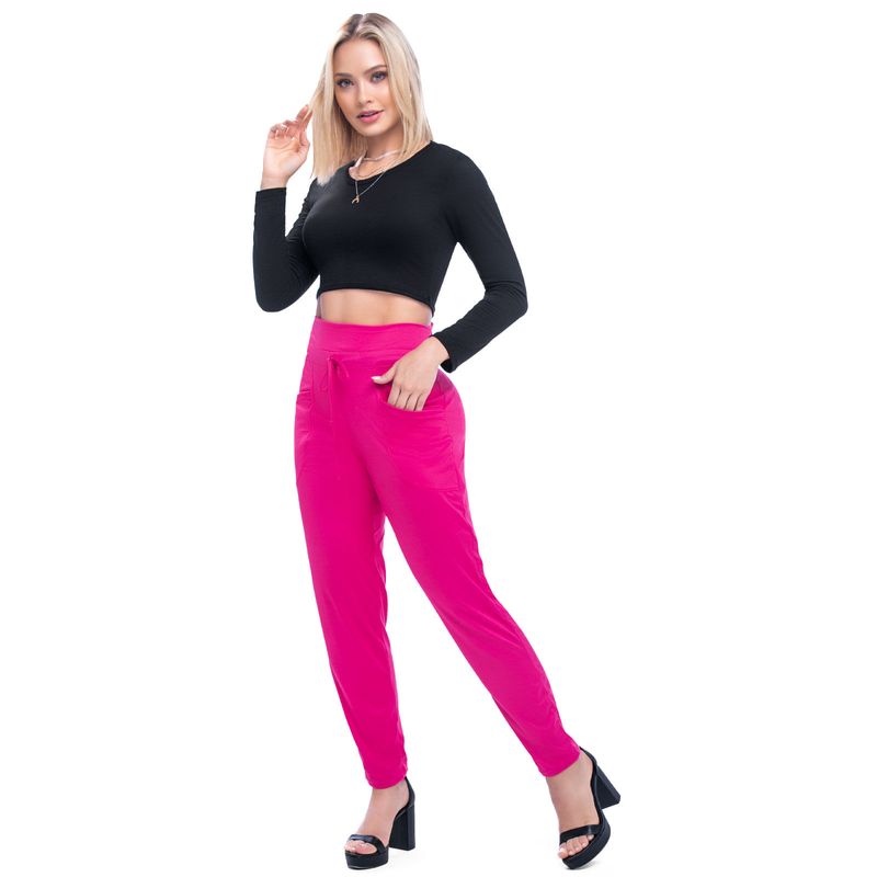 Pantalón Mujer Fucsia 32697
