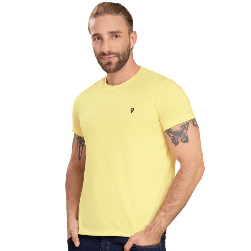 Camiseta Hombre Amarillo Pastel Rutta 89370