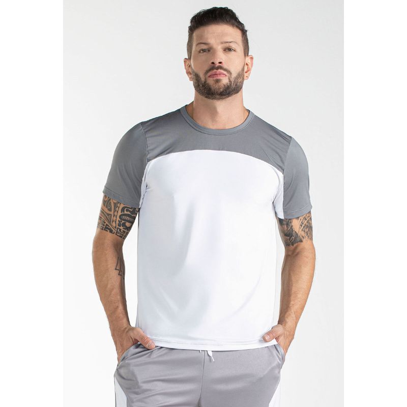 Camiseta Hombre Gris Mp 101108