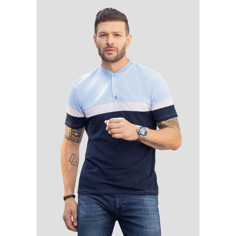 Polo Hombre Azul Claro Mp 100468