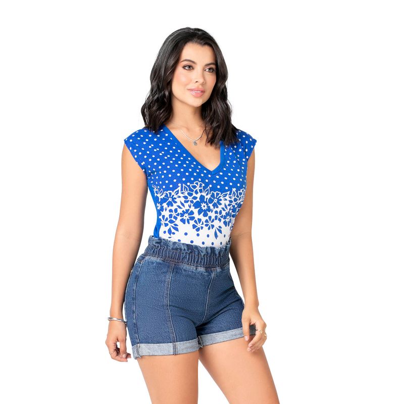 Camiseta Mujer Multicolor Mp 32946