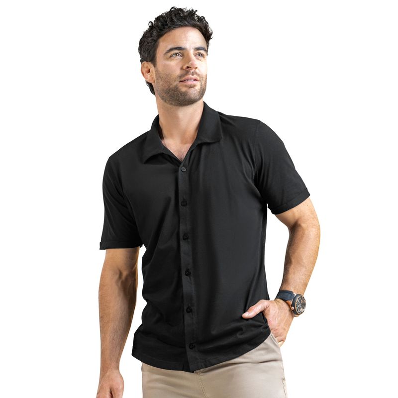 Camisa Hombre Negro Mp 6527