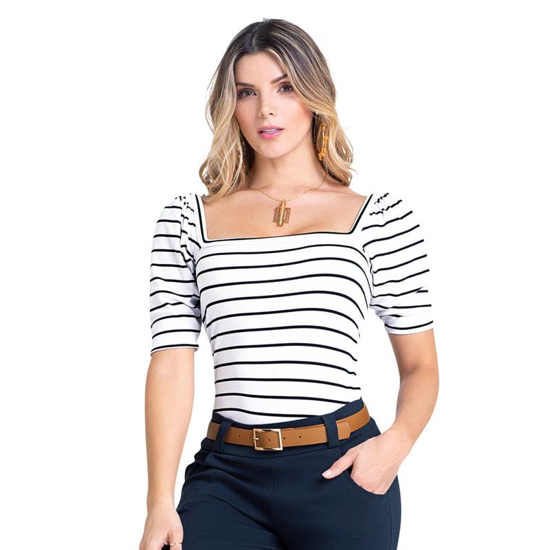 Camiseta Mujer Bicolor Mp 75787