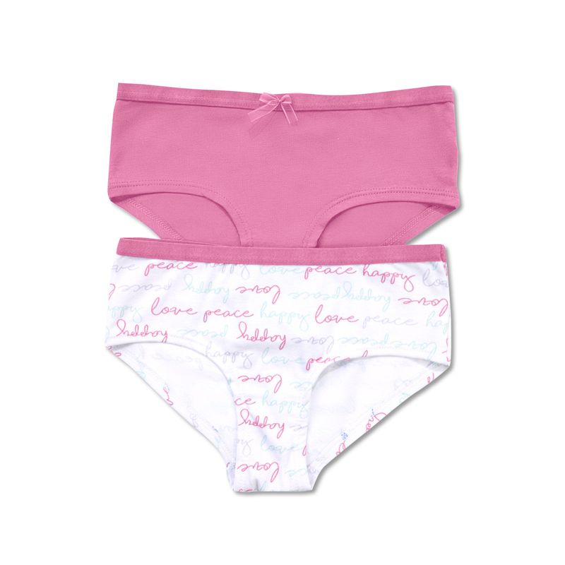 Cachetero Paq X2 Infantil Femenino Rosado Fi 33837