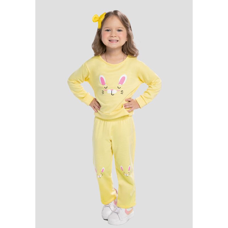 Conjunto Infantil Femenino Amarillo Mp 102045