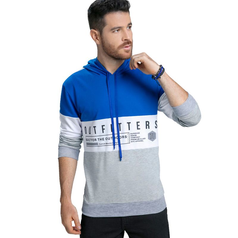 Buzo Hombre Azul Mp 89074