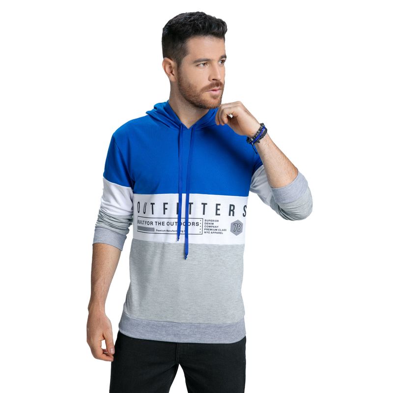 Buzo Hombre Azul Mp 89074
