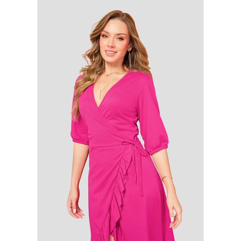 Vestido Mujer Magenta Vivo Mp 107844