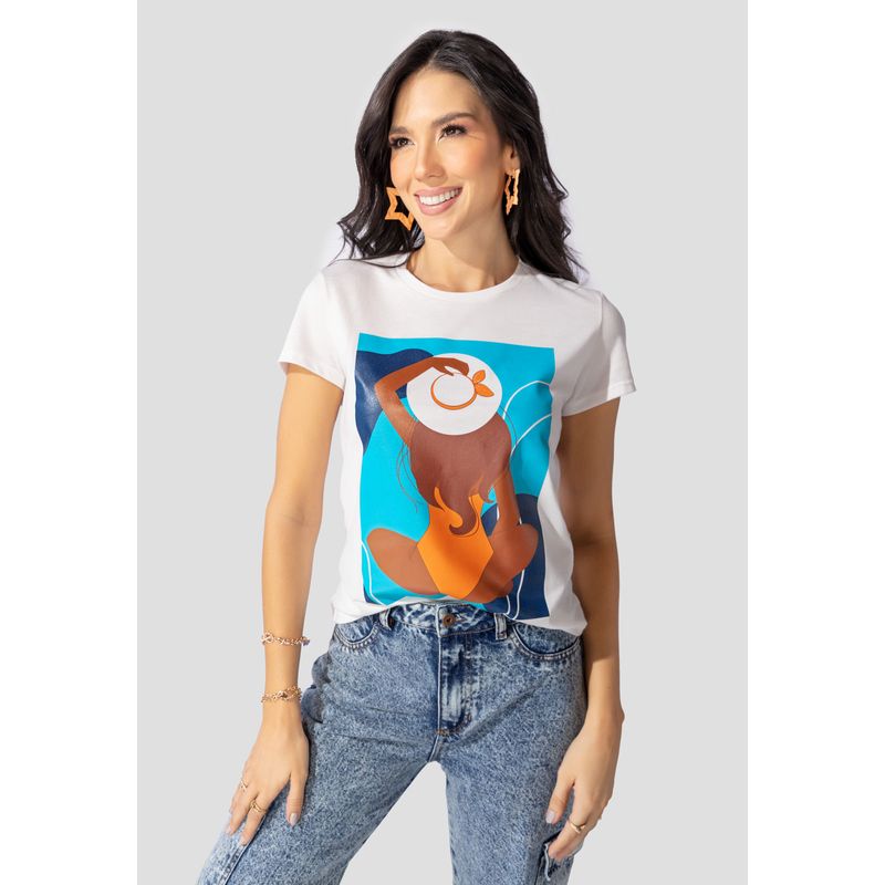 Camiseta Mujer Marfil Atypical 100665