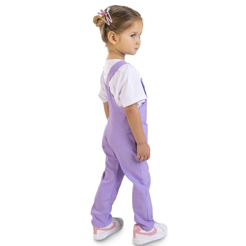 Overall Infantil Femenino Lila Mp 4373