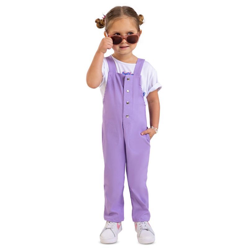 Overall Infantil Femenino Lila Mp 4373