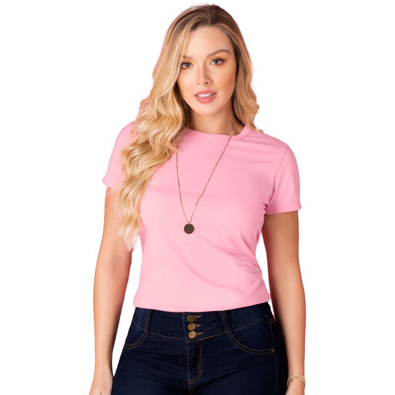 Camiseta Mujer Rosado 82961