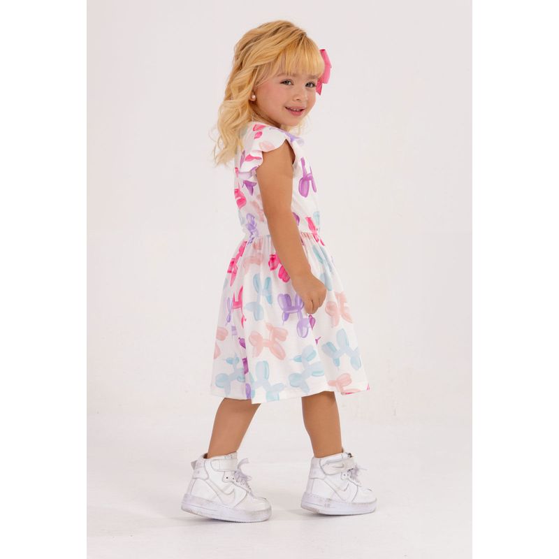 Vestido Infantil Femenino Multicolor Mp 101109