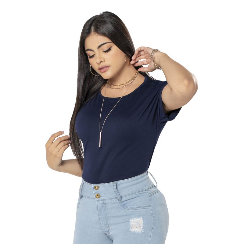 Camiseta Mujer Azul Mp 9676