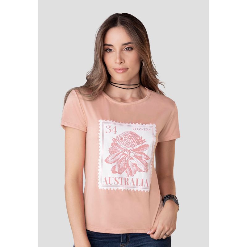 Camiseta Mujer Palo De Rosa Rutta 32670