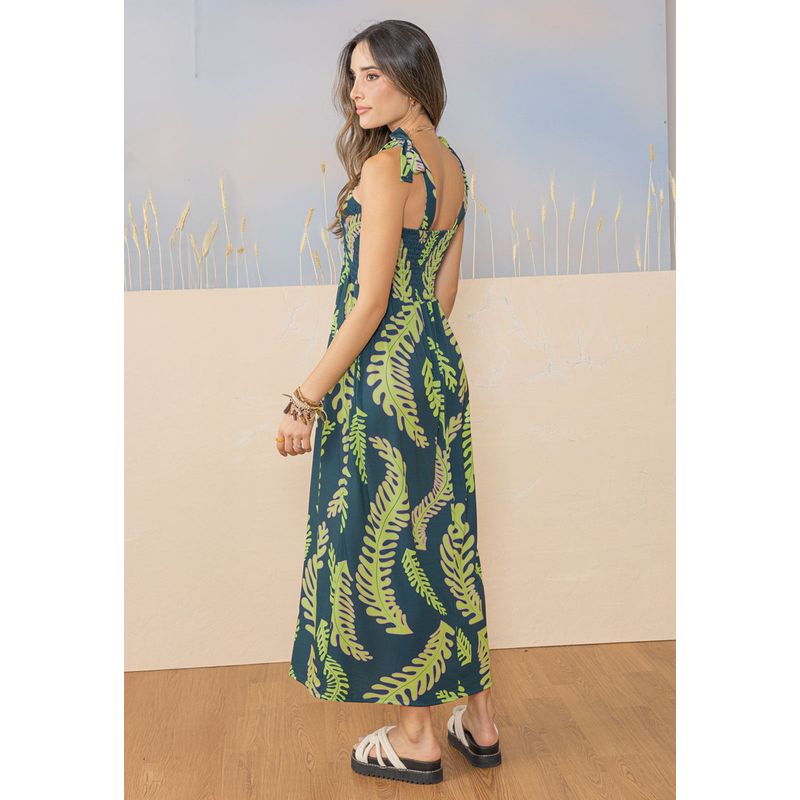 Vestido Largo Mujer Estampado Rutta 106393