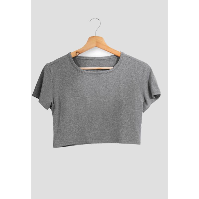 Crop Top Mujer Gris Mp 91816