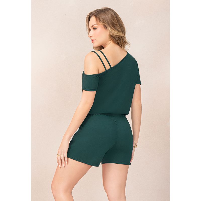 Enterizo Corto Mujer Verde Pino Mp 102839