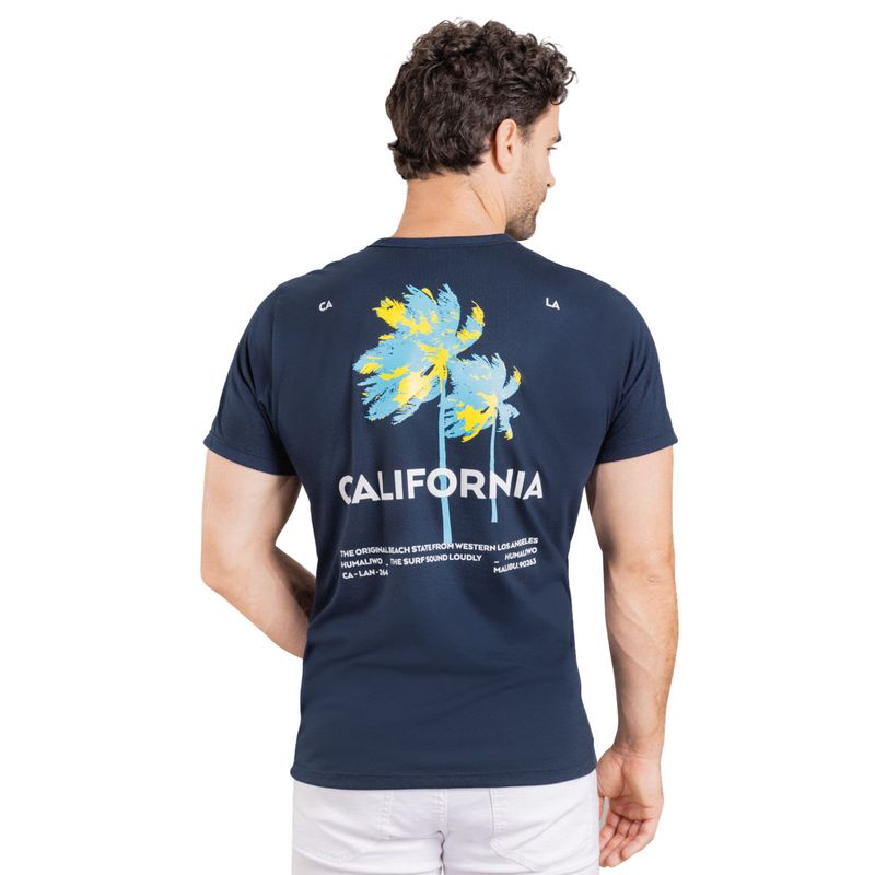 Camiseta Hombre Azul Mp 1067