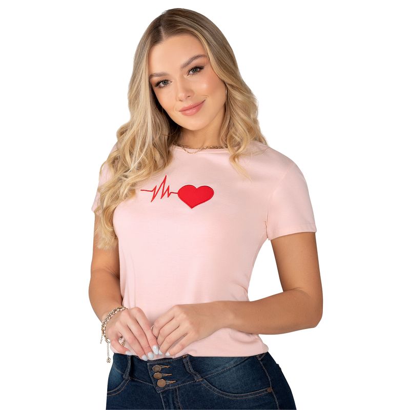 Camiseta Mujer Palo De Rosa Mp 5127