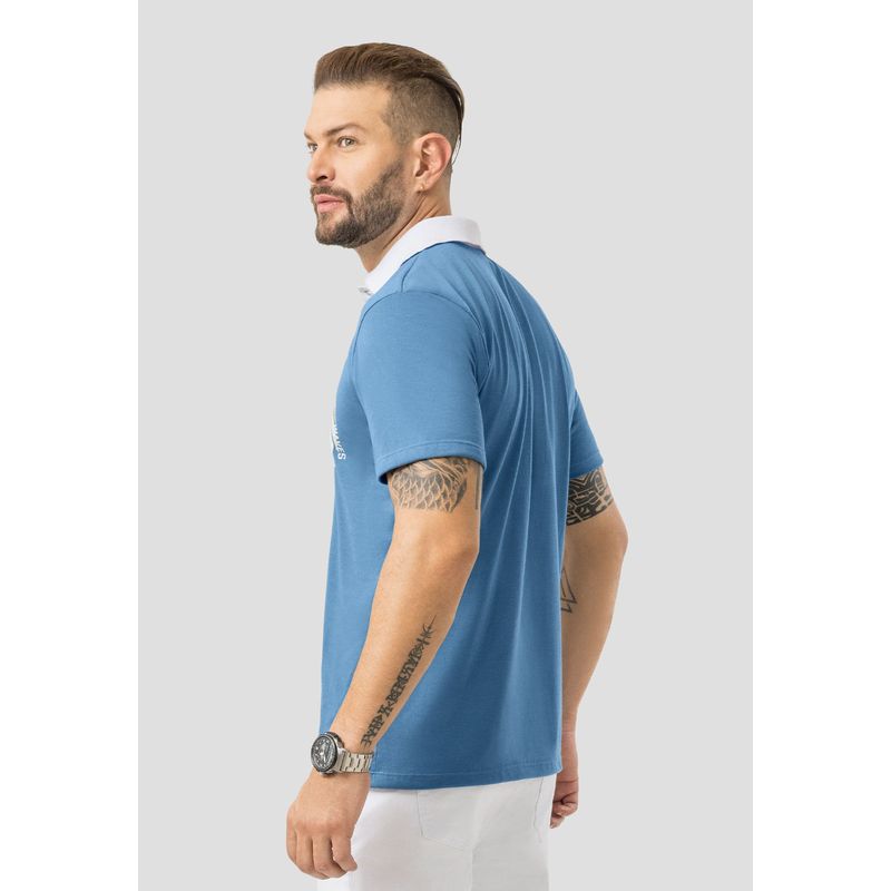 Polo Hombre Azul Indigo Mp 107944