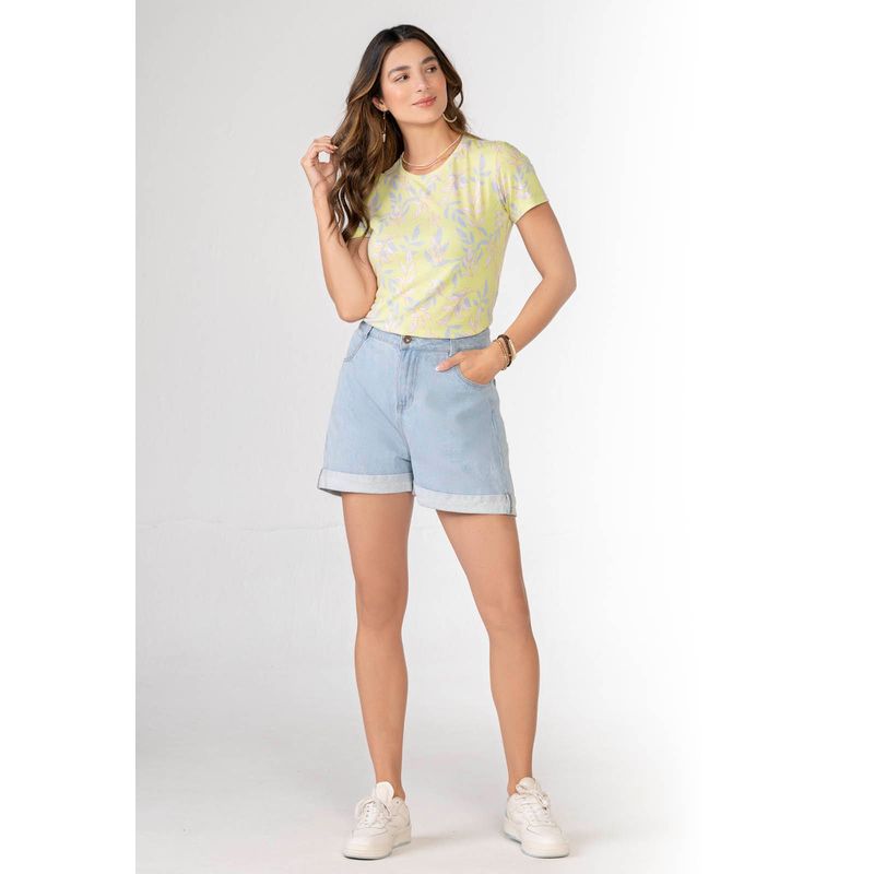 Short Mujer Azul Claro Rutta 89408