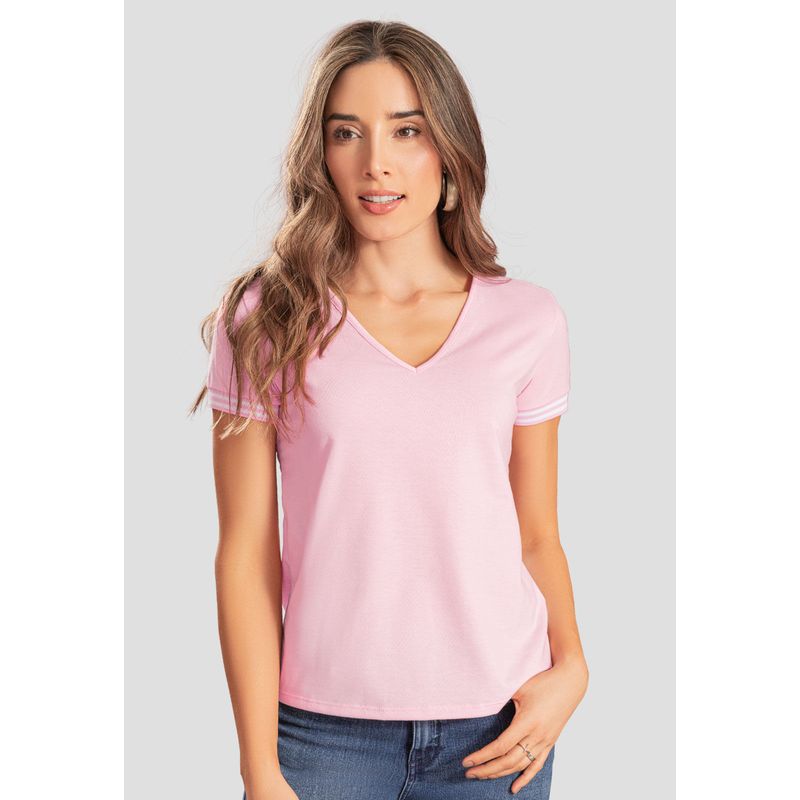 Camiseta Mujer Rosa Rutta 104160