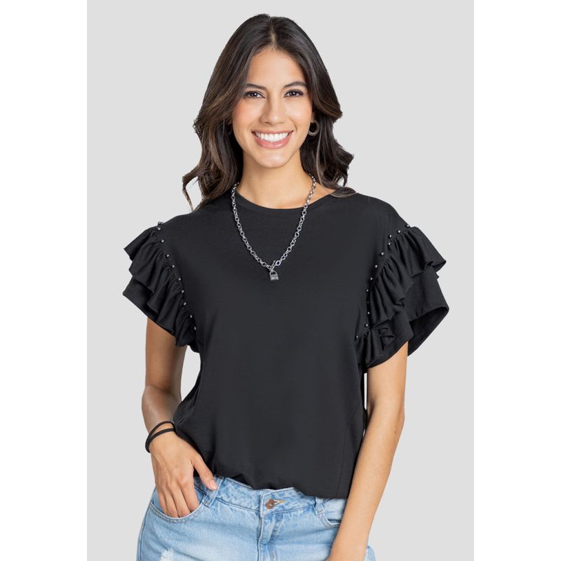 Blusa Mujer Negro Rutta 103591